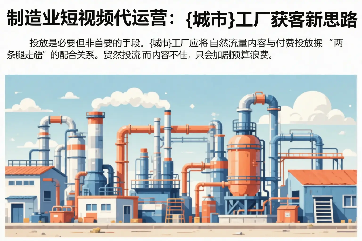 制造业短视频代运营：日土工厂获客新思路